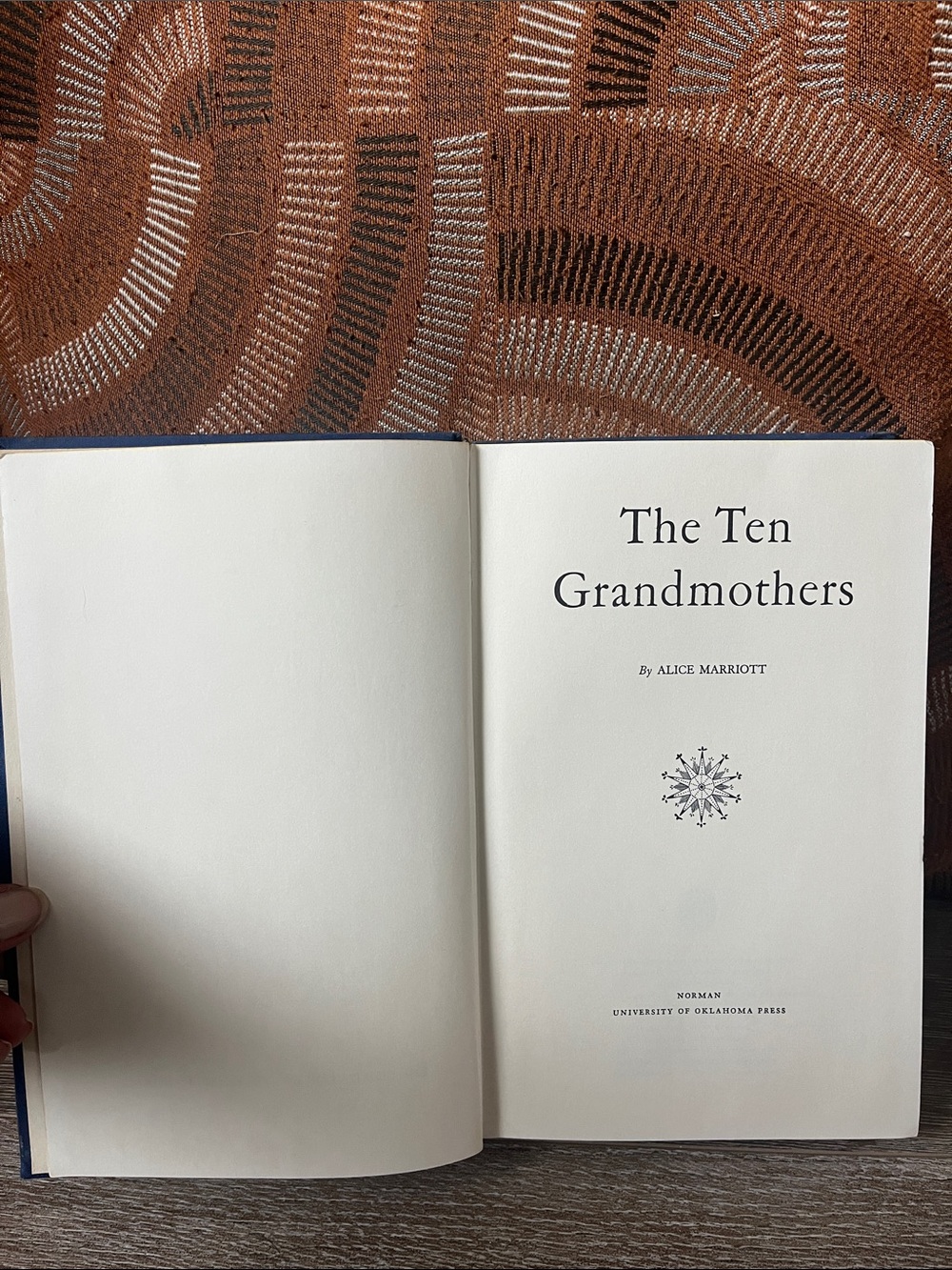 The Ten Grandmothers by Alice Marriott 1945